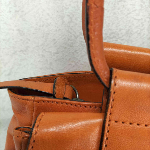 HOGAN レザーポケットハンドバッグ レディース