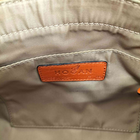 HOGAN レザーポケットハンドバッグ レディース