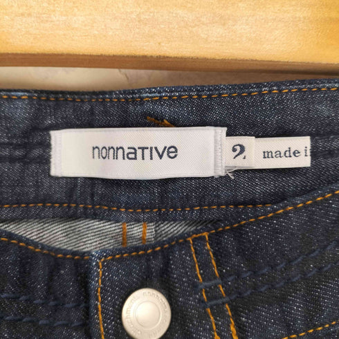 ノンネイティブ nonnative DWELLER 5P JEANS DROPPED FIT C/P 13oz DENIM STRETCH OW メンズ JPN:2