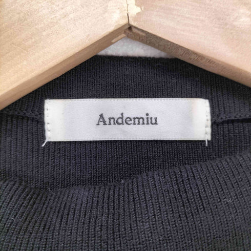 アンデミュウ Andemiu ドッキングチェックワンピース レディース S