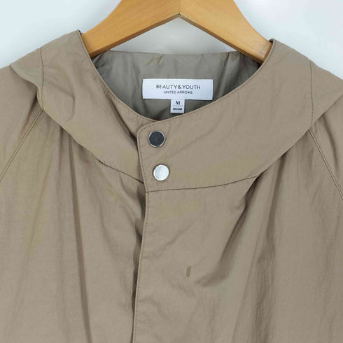 ビューティーアンドユースユナイテッドアローズ BEAUTY & YOUTH UNITED ARROWS ナイロン ポリ フーデッド モッズ コート レディース JPN:M