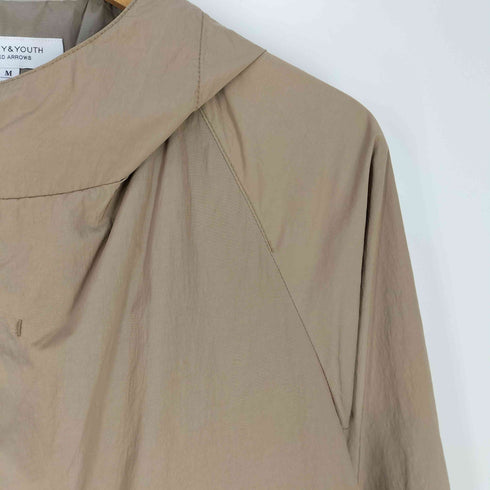 ビューティーアンドユースユナイテッドアローズ BEAUTY & YOUTH UNITED ARROWS ナイロン ポリ フーデッド モッズ コート レディース JPN:M