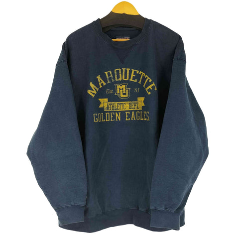 ジャンスポーツ JanSport 90s カレッジプリントクルーネックスウェット メンズ import:XL