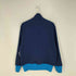アディダス adidas 00S 黒タグ トレフォイルロゴ プリント スリーライン ハイネック トラックジャケット ジャージ メンズ import:M