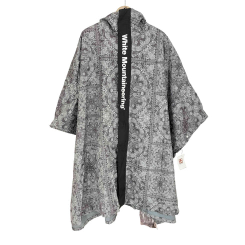 ホワイトマウンテニアリング WHITE MOUNTAINEERING ペイズリー レインポンチョ メンズ