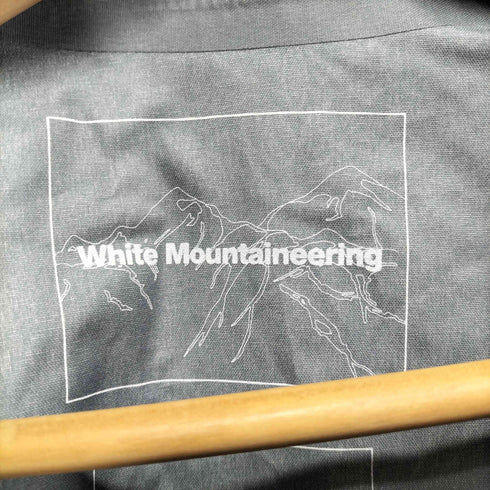 ホワイトマウンテニアリング WHITE MOUNTAINEERING ペイズリー レインポンチョ メンズ