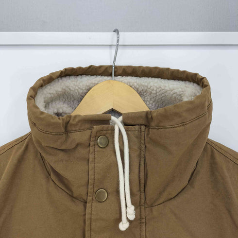 ギャップ Gap カーキ シェルパーコート メンズ import:M