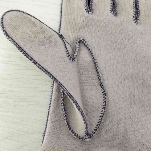 ヴィヴィアンウエストウッド Vivienne Westwood オーブ ステッチ ロゴ刺繍 リブニット 手袋 レディース