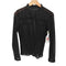 ヒロココシノ HIROKO KOSHINO シアー パイピングライン スタンドカラー L/S シャツ レディース