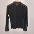 ヒロココシノ HIROKO KOSHINO シアー パイピングライン スタンドカラー L/S シャツ レディース