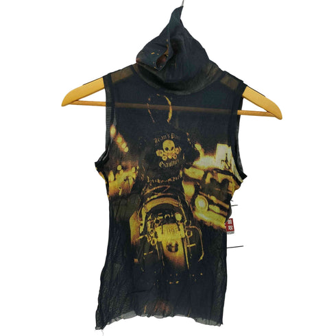 ジャンポールゴルチエ Jean Paul GAULTIER Jean's Paul Gaultier バイカーデザイン ノースリーブ パワーネット レディース FR:40