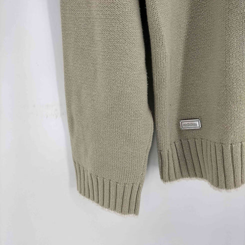 アディダス adidas 00s ロゴ刺繍ハーフジップニット メンズ JPN:XL
