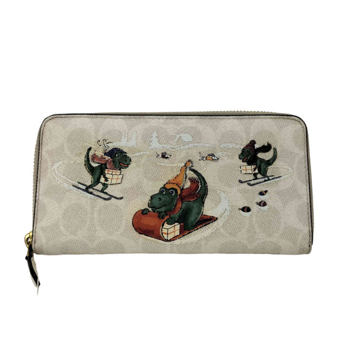 コーチ COACH レキシー シグネチャー ラウンドジップ 長財布 レディース