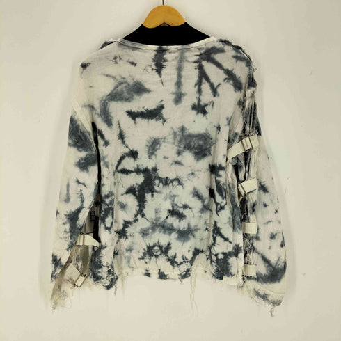 PINK&BLACK タイダイアームベルテッドL/Sカットソー メンズ