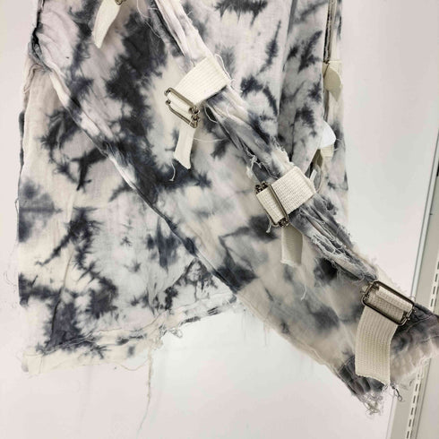 PINK&BLACK タイダイアームベルテッドL/Sカットソー メンズ