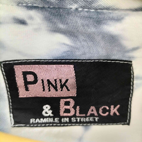 PINK&BLACK タイダイアームベルテッドL/Sカットソー メンズ