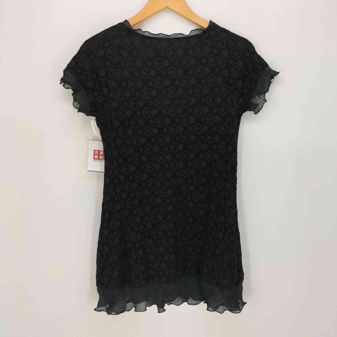 ヒロコビス HIROKO BIS シフォンデザイン 総柄レーヨン S/S ワンピース レディース 9