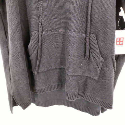 ディスカバード DISCOVERED ダメージ加工フーデッドニットベスト メンズ JPN:2