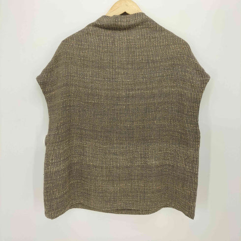 MAKI TEXTILE STUDIO ウール シルク 手織り プルオーバー ニット レディース