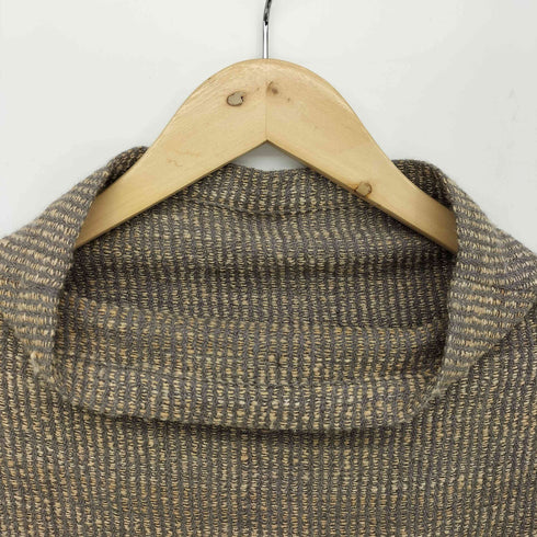 MAKI TEXTILE STUDIO ウール シルク 手織り プルオーバー ニット レディース