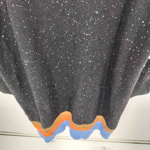 ピーエスポールスミス PS Paul Smith ヘム切替 ハイネック ウール ニット ワンピース レディース import:M