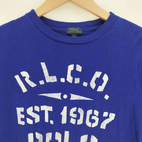 ポロラルフローレン POLO RALPH LAUREN グラフィックプリント S/S Tシャツ レディース import:L