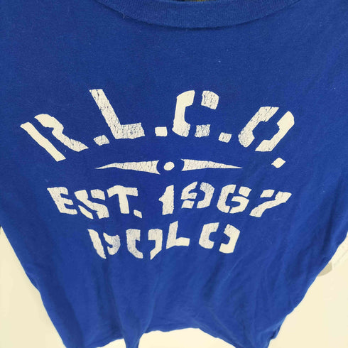 ポロラルフローレン POLO RALPH LAUREN グラフィックプリント S/S Tシャツ レディース import:L