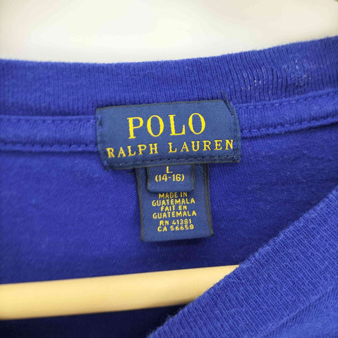 ポロラルフローレン POLO RALPH LAUREN グラフィックプリント S/S Tシャツ レディース import:L