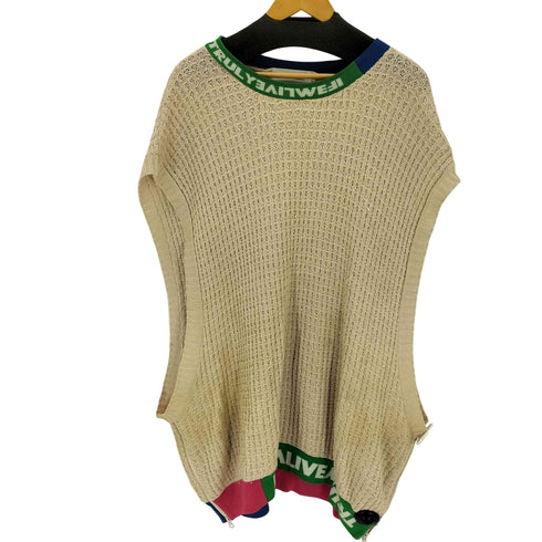 ディスカバード DISCOVERED サイドジップ ケーブルニットベスト メンズ