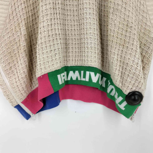 ディスカバード DISCOVERED サイドジップ ケーブルニットベスト メンズ