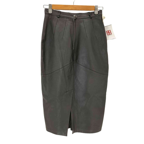 DAVID'S バックスリットレザースカート レディース 38