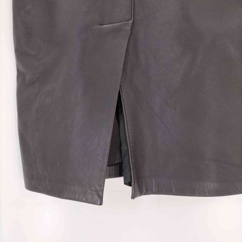 DAVID'S バックスリットレザースカート レディース 38