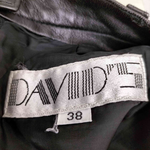 DAVID'S バックスリットレザースカート レディース 38