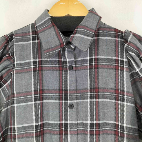 プニュズ PUNYUS パフスリーブティアードチェックワンピース レディース JPN:1