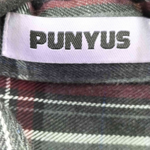 プニュズ PUNYUS パフスリーブティアードチェックワンピース レディース JPN:1