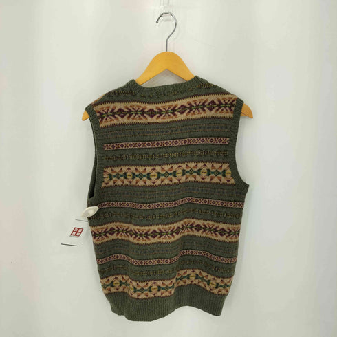 ジェイクルー J.CREW フェアアイル ラムウール Vネック ニット ベスト メンズ import:M