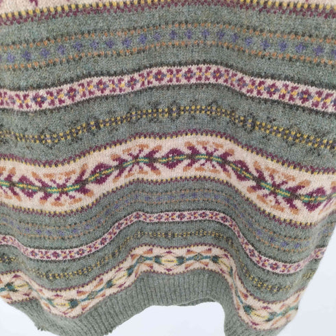 ジェイクルー J.CREW フェアアイル ラムウール Vネック ニット ベスト メンズ import:M