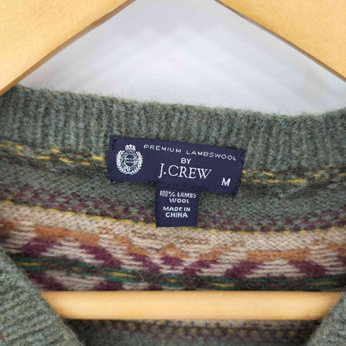 ジェイクルー J.CREW フェアアイル ラムウール Vネック ニット ベスト メンズ import:M