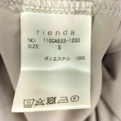 リエンダ rienda テープギャザーティアードOP レディース JPN:S