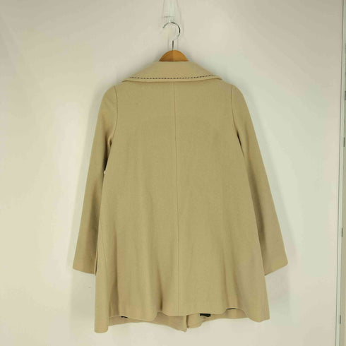 ホコモモラ Jocomomola ステッチ ウールナイロン ハーフコート レディース