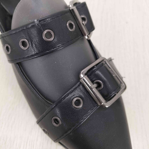 ベルテッド ポインテッドトゥミュール メンズ