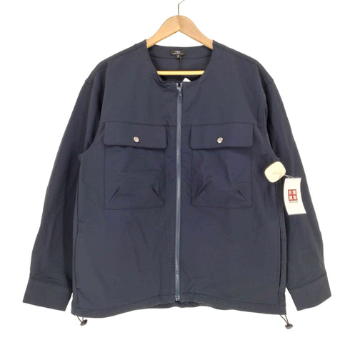 アイテムズ アーバンリサーチ ITEMS URBAN RESEARCH 撥水×ストレッチナイロンノーカラージャケット メンズ JPN:M
