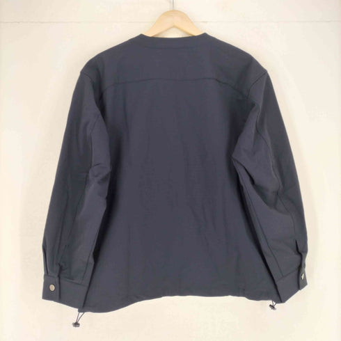 アイテムズ アーバンリサーチ ITEMS URBAN RESEARCH 撥水×ストレッチナイロンノーカラージャケット メンズ JPN:M