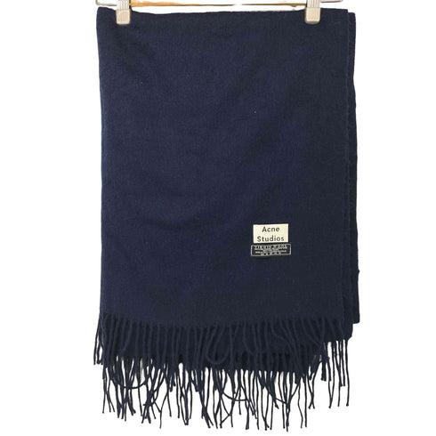 アクネストゥディオズ ACNE STUDIOS VIRGIN WOOL 100 フリンジマフラー メンズ