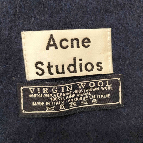 アクネストゥディオズ ACNE STUDIOS VIRGIN WOOL 100 フリンジマフラー メンズ