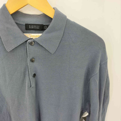 バーニーズニューヨーク BARNEYS NEWYORK West Indian Sea Island Cotton 海島綿 コットン ニット ポロシャツ メンズ import:L
