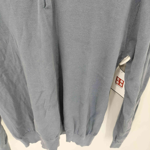 バーニーズニューヨーク BARNEYS NEWYORK West Indian Sea Island Cotton 海島綿 コットン ニット ポロシャツ メンズ import:L