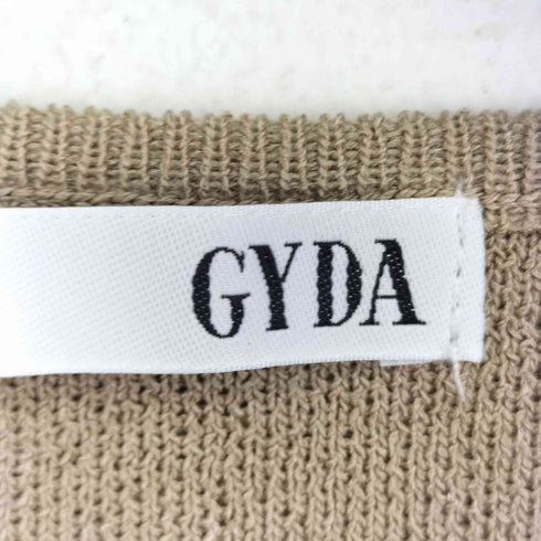 ジェイダ GYDA フロントレースアップニットトップス レディース FREE