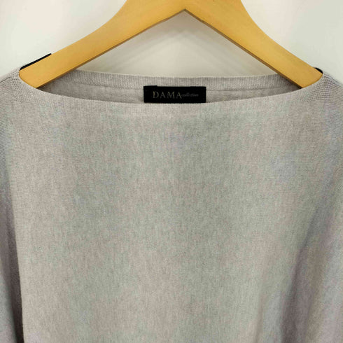 ダーマコレクション DAMA collection シルク カシミヤ ブレンド コットン ボートネック ニット レディース JPN:2