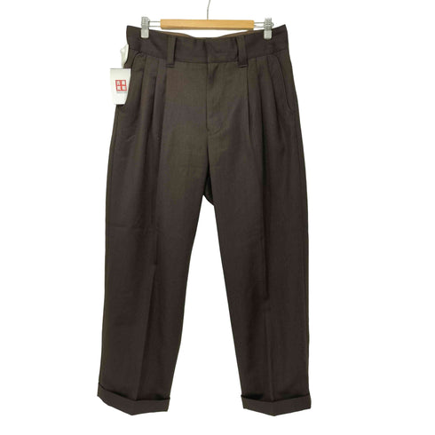 ファーラー FARAH Three-tuck Wide Pants スリー タック ワイド パンツ メンズ W34 L30